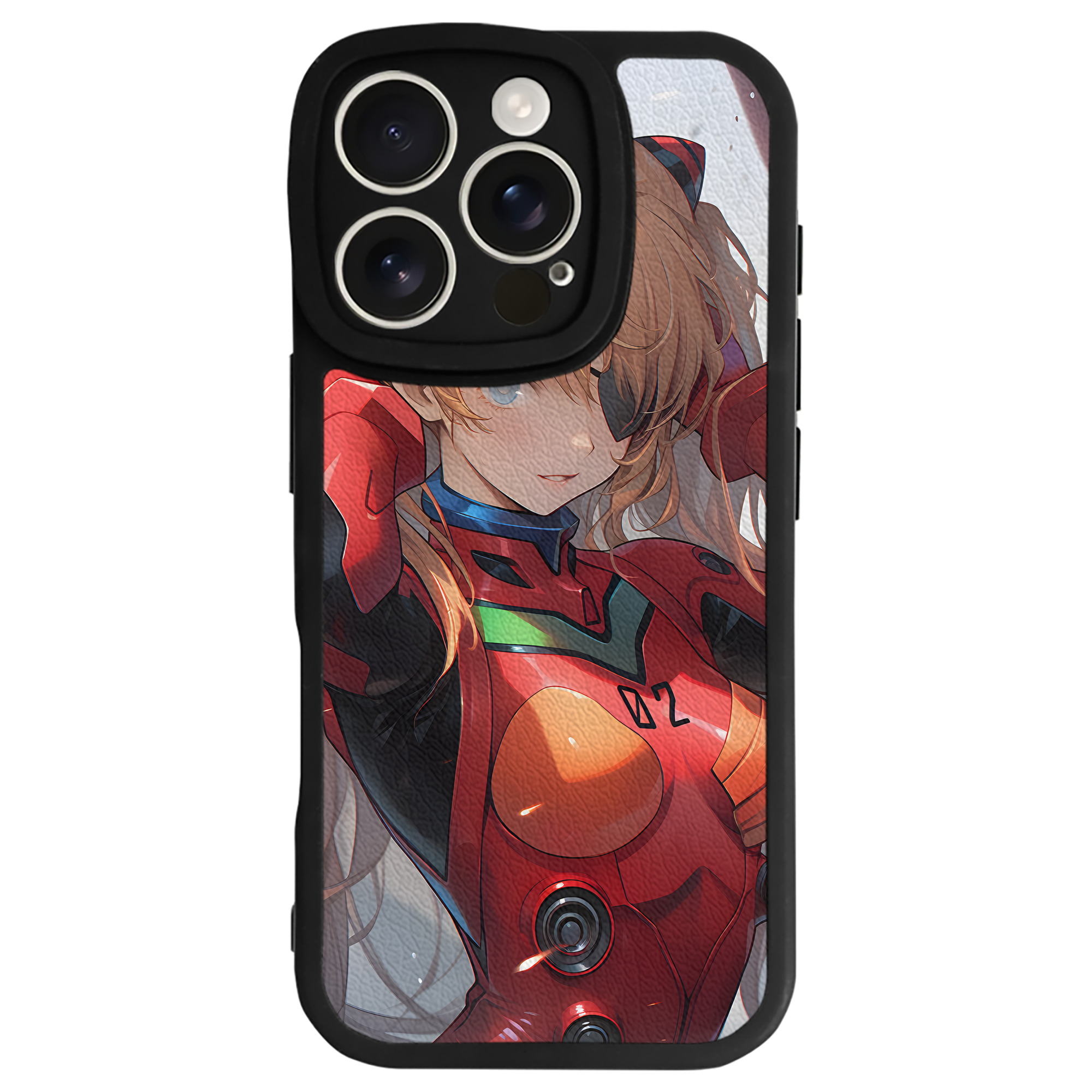 （画像用） EVA 新世紀エヴァンゲリオン 【iPhone 16シリーズ対応】シリコンスマホケース（レザー調） 材質：シリコン
